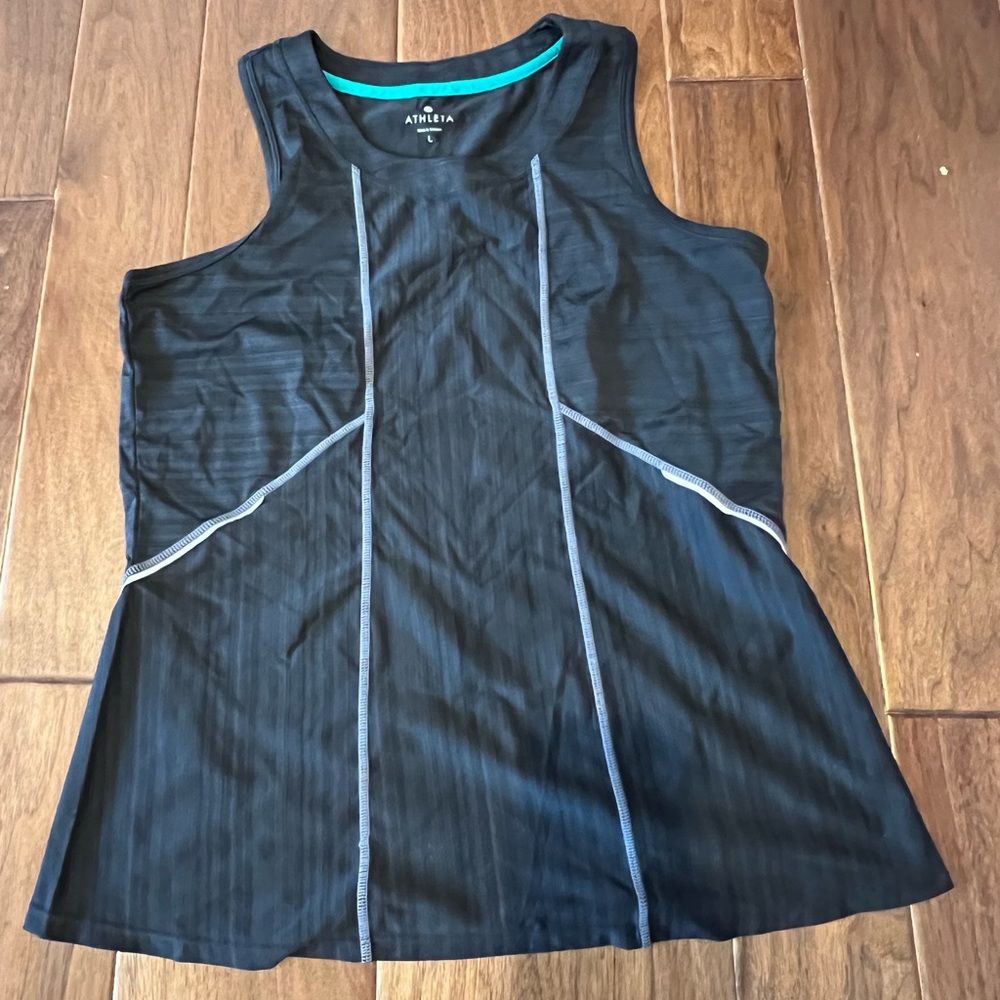 Athleta, Dark gray work out tank size large - euc